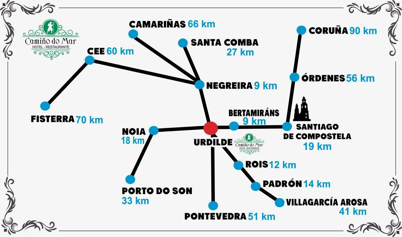 Hotel Camino Do Mar Урдильде Экстерьер фото